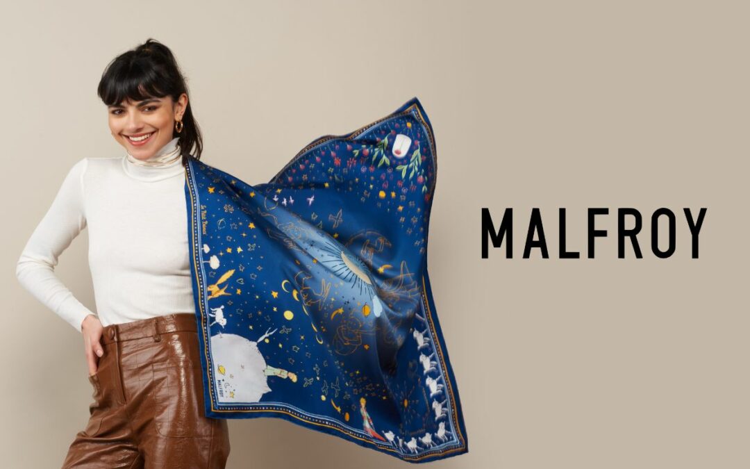 Maison Malfroy x Le Petit Prince : Une collection de foulards de luxe